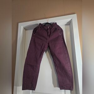 Zara Women's High Rise Jeans - Purple